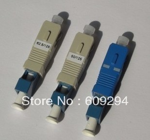 Free Shipping Good Quality  5 pieces/lot  SC male to LC female  Fiber Optical Adapter Simplex Fiber SM/ MM