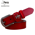 2016 Hot Sale Designer Brand Belts Men High Quality buckle belt Cowhide Young Fashion Business Leather