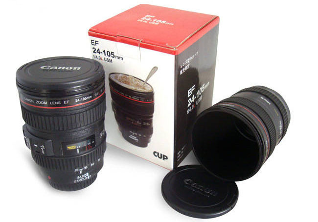 Mug camera SLR Camera Lens Cup 24 105mm 1 1 350ml camera mugs with safety material