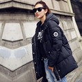 Hot sale 2016 new winter women down long sleeve cotton jacket slim parkas winter coat LML090