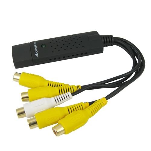 Kết quả hình ảnh cho USB EASYCAP 4-CHANNEL 4-INPUT USB 2.0 DVR VIDEO CAPTURE