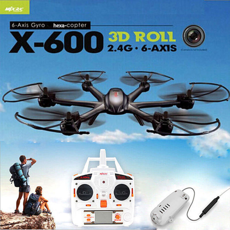 Free Shipping Black MJX X600 2 4G 6 Axis 3D Roll RC Quadcopter font b Drone