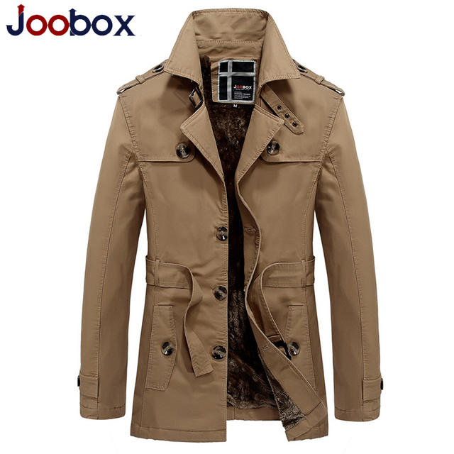 JOOBOX 2016 мужской Моды пальто, толстых мужчин пальто, длинные мужские пальто, Мужские Зимние Куртки И Пальто бренда-одежда SQP2099)