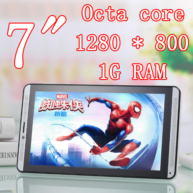 Octa Core 7 inch 8 cores Tablet Pc phone mobile 3G dual Sim Card Slot Camera