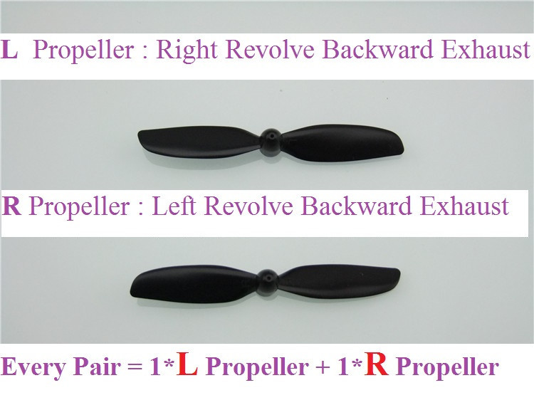 Description Picture 3 of item2pcs 75mm Professional Plastic Propeller Screw For DIY Motor Model Aircraft Helicopter