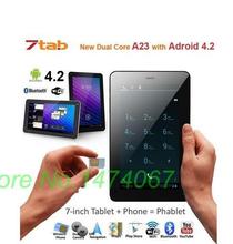 7inch Tablet Android Tablet Build in SIM 2G Phone Call Tablet Quad Core allwinner A33 Android