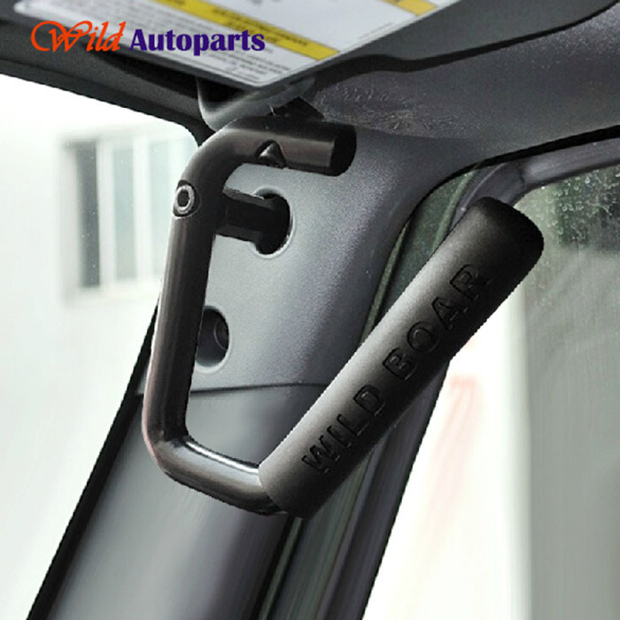 Black Metal Wild Boar GraBars Roof Hard Mount Grab Handles for Jeep Wrangler 2007 2014 2015in