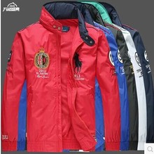 New arrival Men’s Winter Jacket Lining Warm Outwear Jackets Sports Men’s polo Hooded jacket Air Force One jackets
