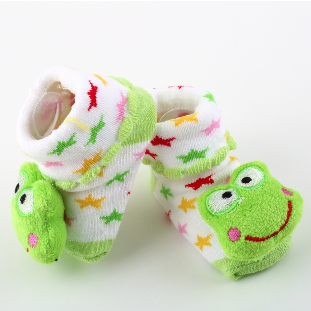 1 Pair Baby Anti Slip Newborn 0 18Month Cotton Lovely Cute Shoes Animal Cartoon Slippers Boots