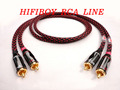 HIFI PAILICCS RCA Cable Thickened Wall Budweiser Connector Canare Professional Broadcast Cable Manual 0 5m 1m