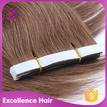 Cheap Tape Hair Extenisons 18″ 20″ 22″ 24″ 40pcs Virgin Human Hair Tape Weft Brazilian Hair Extension In Stock Free Shipping