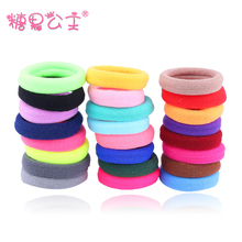 2016 New Rushed Women Children Fashion Solid Korean Princess Candy Colored Hair Elastic Rope Head Ornament Seamless Ring Rubber
