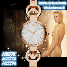 Pulsera de moda relojes AR1772 AR1773 AR1774 + la caja Original + venta al por mayor y al por menor + envío gratuito