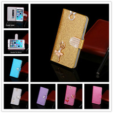 Lenovo Vibe X2 Case Luxury Glitter Rhinestone Phone Case For Lenovo Vibe X2 Cover Flip Wallet Style Leather Phone Pouch