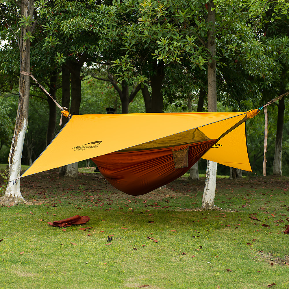 Cacoon Hammock Tent Single 1 single taupe brown 150x150cm - lefliving ...
