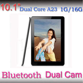 Bluetooth! 1.5 ГГц HD планшет 1024 * 600 андроид 4.4 1 ГБ / 16 ГБ двухъядерный Allwinner A23 двойная камера 10 '' планшет pc + смарт браслеты