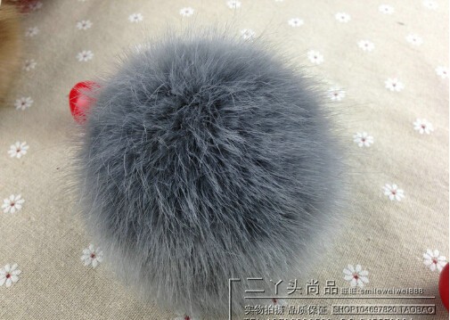 5pcs fake fur pompoms D8 for beanies hatsiphonekeybagscap DIY faux fur balls artifical fur pom poms free shipping (2)