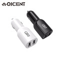 QICENT 20W 2 Port USB Car Charger 2 4A Fast Charging Port Car Cigarette Lighter Charging