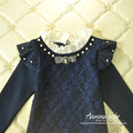 Aamina Lolita Cotton t shirt for girls spring autumn Long sleeve t shirt wholesale baby