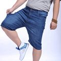 Grandwish Men Denim jeans Shorts Plus Size 52 Loose Fit Denim Jeans Shorts for Men Big