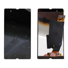 LCD Display Touch Screen Digitizer Mobile Phone LCDs Assembly Replacement Parts For Sony Xperia Z L36H Black 5 pcs/lot