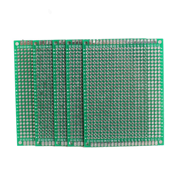 New 5pcs 6x8cm Double Side Prototype PCB Universal Printed Circuit Board E1Xc