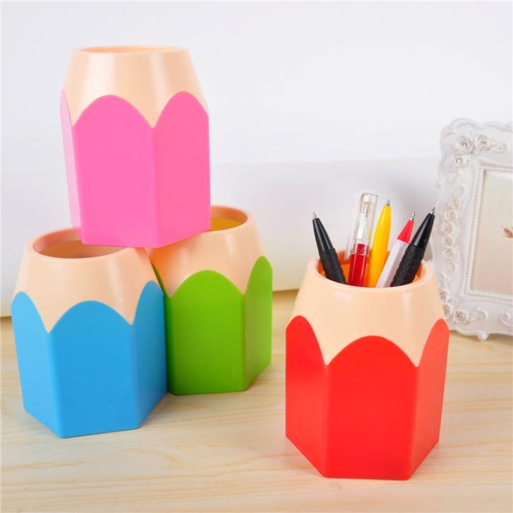 1pcs New Creative Pen Vase Pencil Pot Makeup Brush...