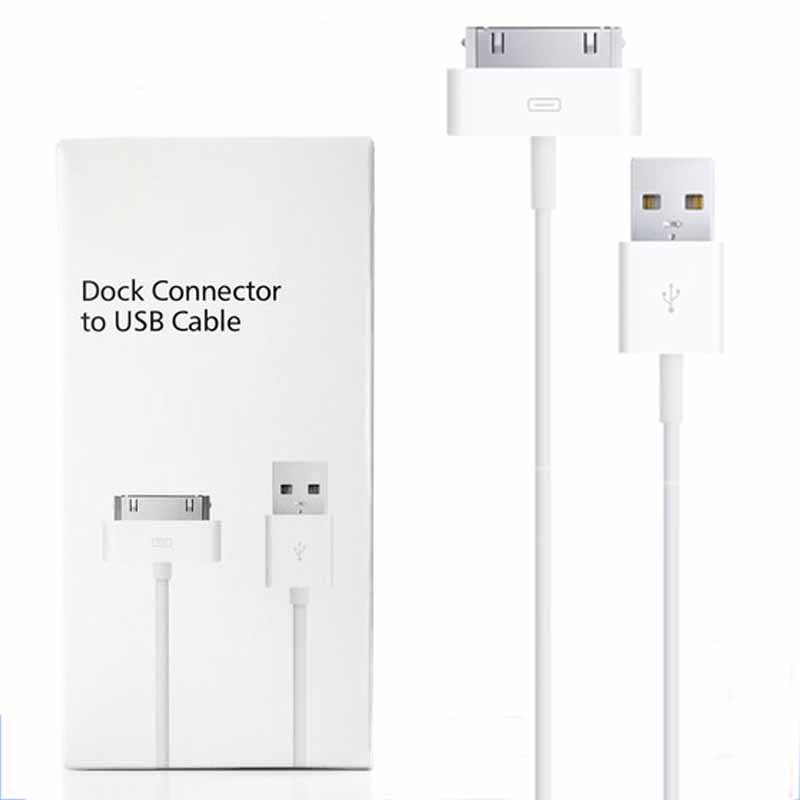 Genuine Original 30 Pin Dock to USB Charging Sync Data Cable for iPhone 4 4s 3G