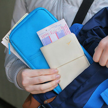 Hot Sale 2015 Multifunction Travel Bag Passport Credit Card ID Ticket Holder Handy Wallet Purse Case