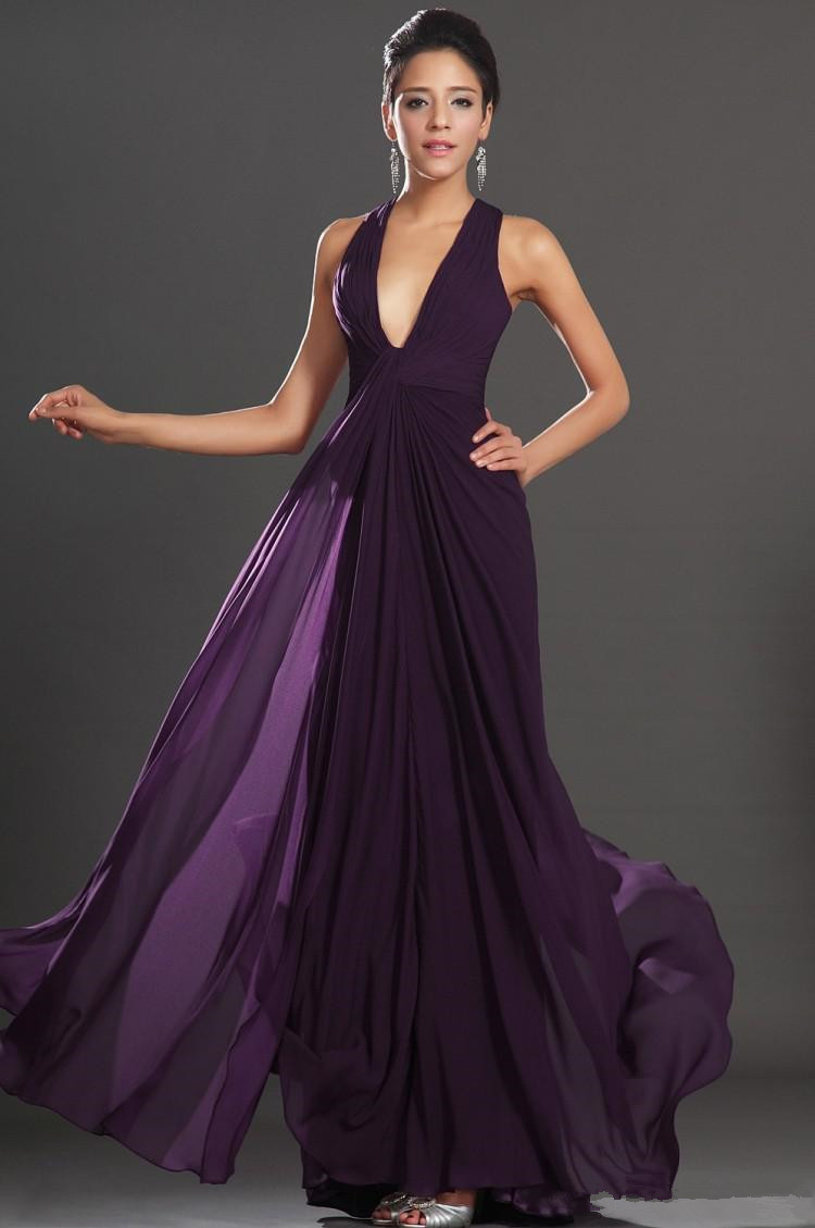 Dark Purple Wedding Dress Fashion Dresses