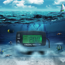 Gas Engine MX backlit Hour Meter Tachometer for motocross motorcycle marine glider ATV UTV snow blower snowmobile lawn mower