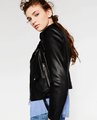 VVTS 2016 Autumn Fashion Street Women Short Washed PU Leather Jacket Zipper Bright Colors Ladies Basic
