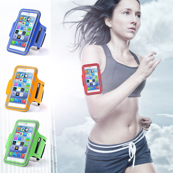 Waterproof Sports Running Arm Band Leather Case For iphone 6 4 7 inch Mobile Phone Holder