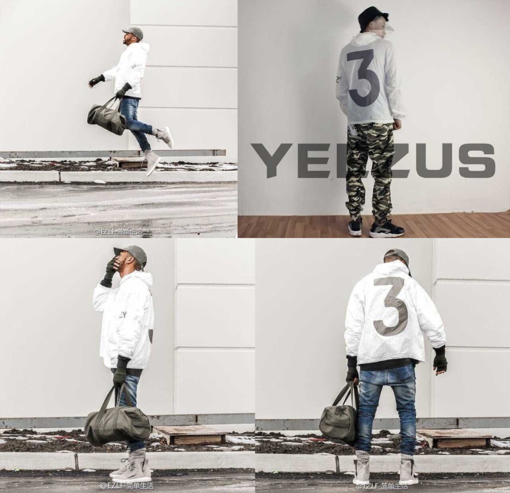 yeezus white jacket