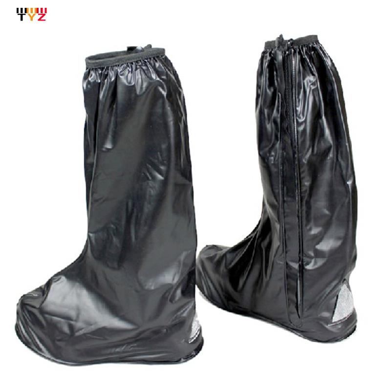 Гаджет  202 thickened waterproof shoe cover are black raincoat long barrel convenient rainproof shoes cover outdoor men fishing None Обувь