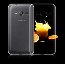 Для Samsung Galaxy Ace 4 G313 G313H G313F Neo Duos G318H / DS G318ML новый ультра тонкий прозрачный ясно тпу гель мягкий чехол капа