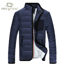 Men Winter Coat 2015 New Arrival Men’s Fashion Solid Warm Coat Male Casual Plus size M-5XL Cotton Coat MWM758