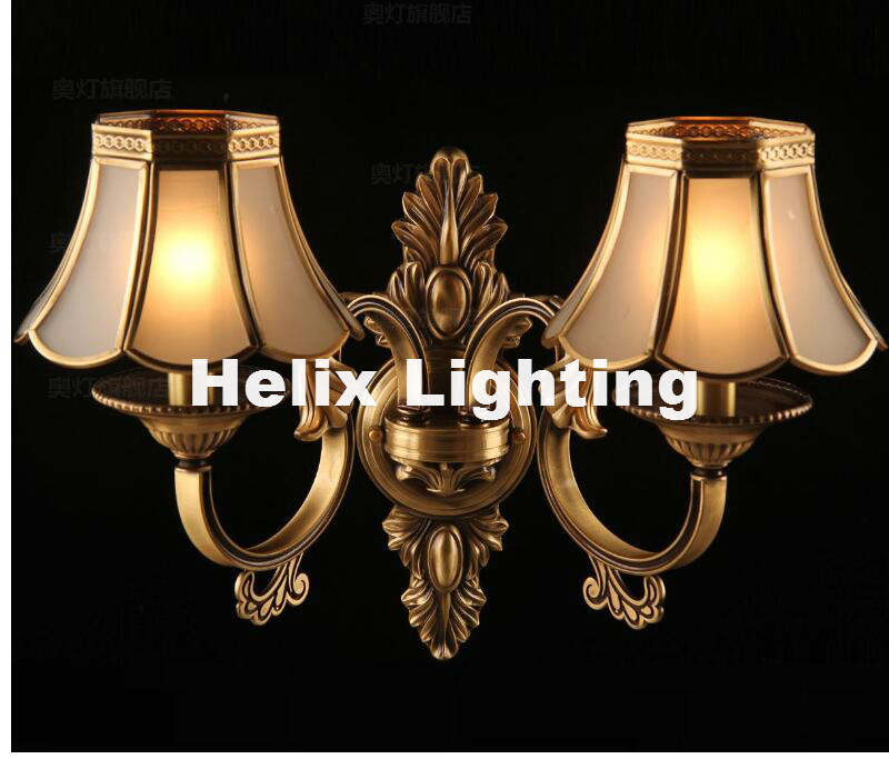 Description Picture 6 of itemFree Shipping European Classical Luxury Bronze Copper Art Outdoor Wall Lamp for Bedroom aisle Living room Corridor Garden Lamp