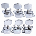6Pcs Set Electric Acoustic Guitar Semiclosed Tuning Pegs Locking Turner Machine Heads Acoustic Guitar Bass String