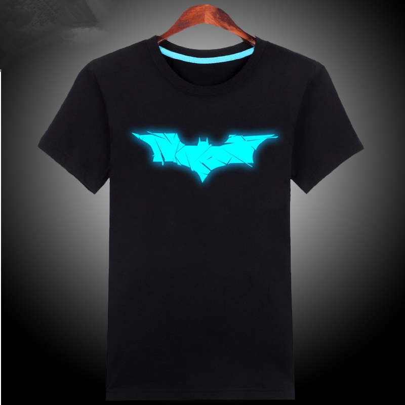 green luminous tshirt bat costume glow shirts dc comic batman t shirt casual top green luminous tshirt bat costume glow shirts dc comic batman t shirt casual top