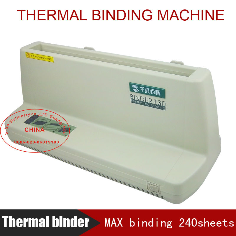 Thermal binding machine book binding machine T30in Binding Machine