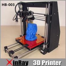 Free Shipping 2015 Newest 3D Printer DIY Kit Multi-language Stable Triangle Metal 3D Printer High Accuracy to 0.1mm XR-HB003