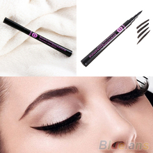 Black Waterproof Eyeliner Makeup Beauty Cosmetic Ultra Fine Eye Liner Pen Pencil 2PJA