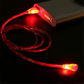 MOSUNX Futural Digital High Quality 1PC LED Light Micro USB Charge Cable Charging Cord For Samsung