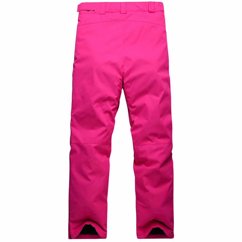 light pink ski pants