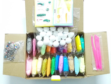HOT Sets With Gift Air Drying Super Light Plastic clay Colorful Silly Putty Plasticine Polymer Educational Soft Play Dough