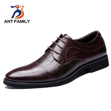 Fashion Men Pointed Toe Flats Shoes Summer Autumn Luxury Brand Lace Up Formal Wedding Dress Shoes Italian Leather Shoes Men 2016