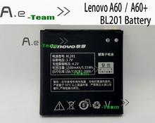 Lenovo A60 аккумулятор BL201 1500 мАч для Lenovo A60 + Batterij сотовый телефон замена резервного Bateria