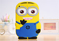 3D Cute Cartoon New arrival Despicable Me Minion 3D Soft Silicone cover CaseFor Apple ipad mini