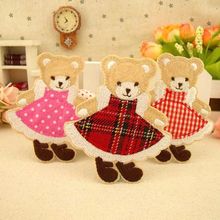flower patch post sweater pants cowboy cartoon decorative accessories Scottish kilt teddy bear scrapbooking buttons sewing